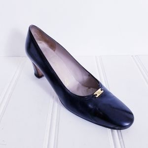 Salvatore Ferragamo Classic Black Pumps